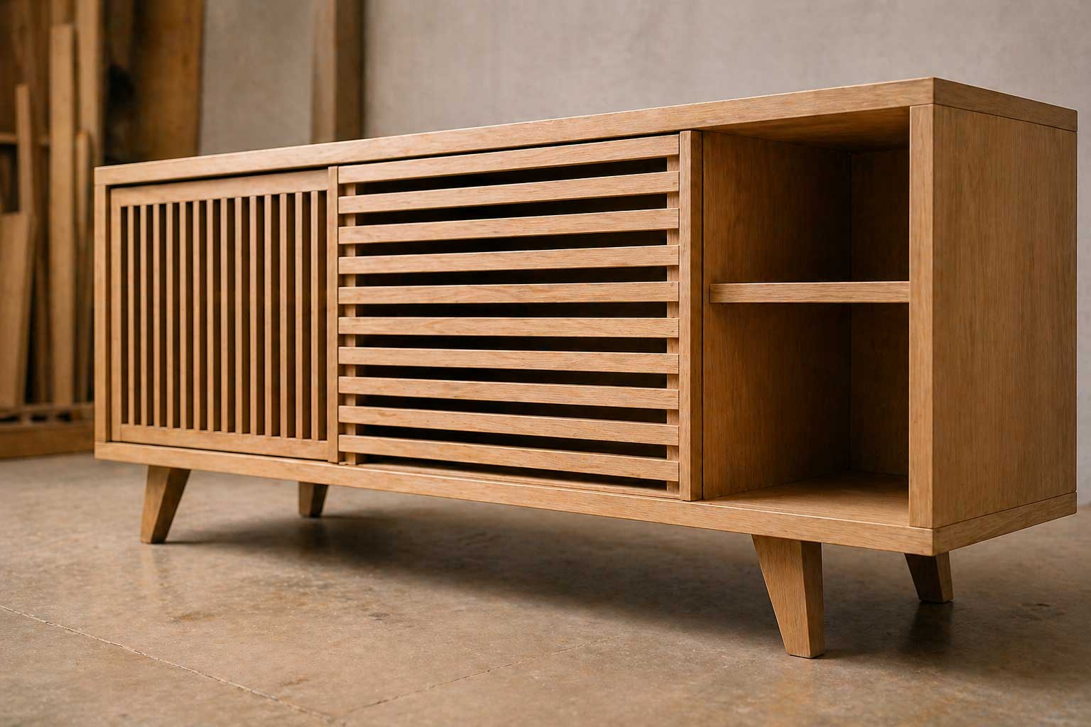 Muebles a medida fabricados con CNC