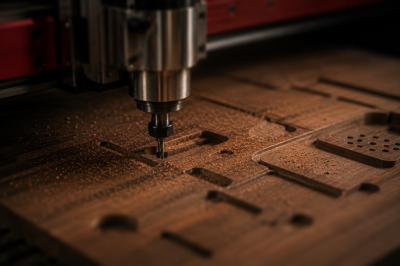 Fresado CNC 3D de relieves y molduras en madera con fresadora de control numérico